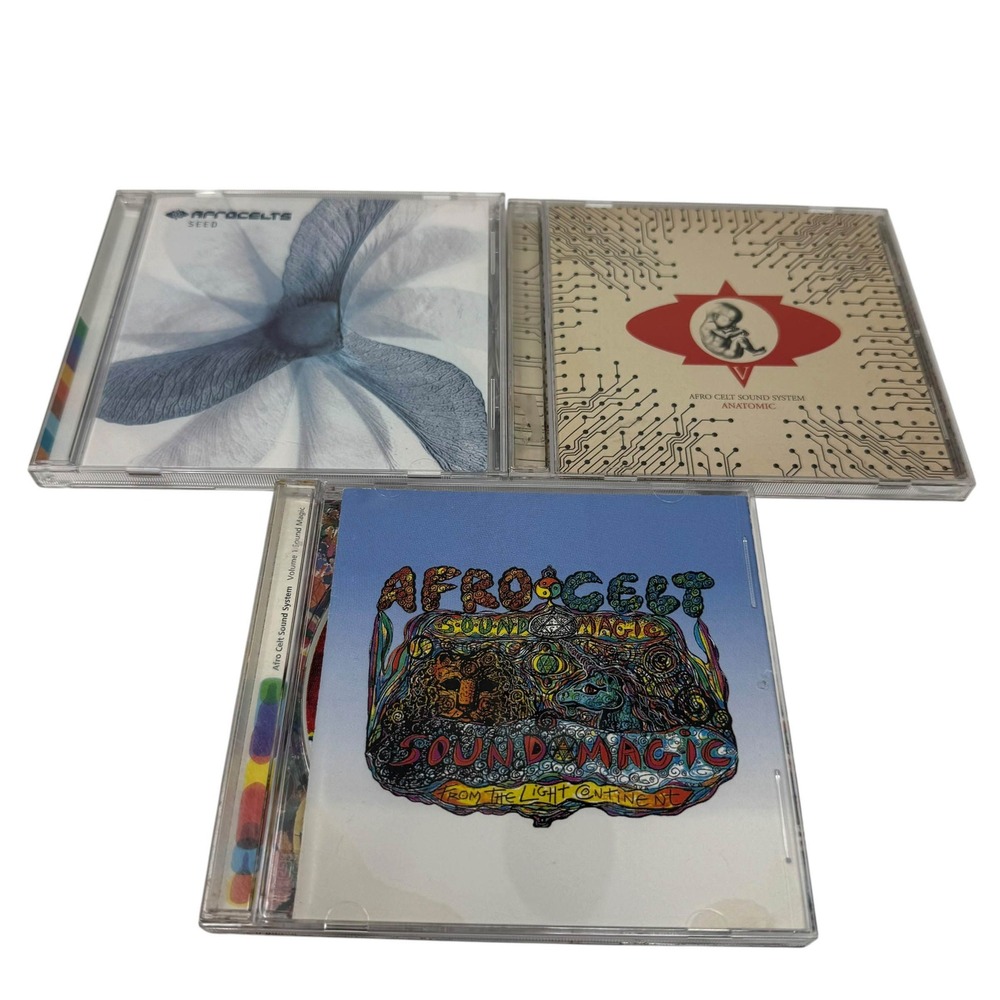 Afro Celt Sound System 3‎ CD Lot Volume 1 Sound Magic Seed Anatomic World Music